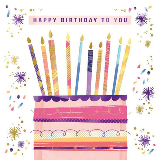 Picture of HAPPY BIRTHDAY TO YOU CANDLES